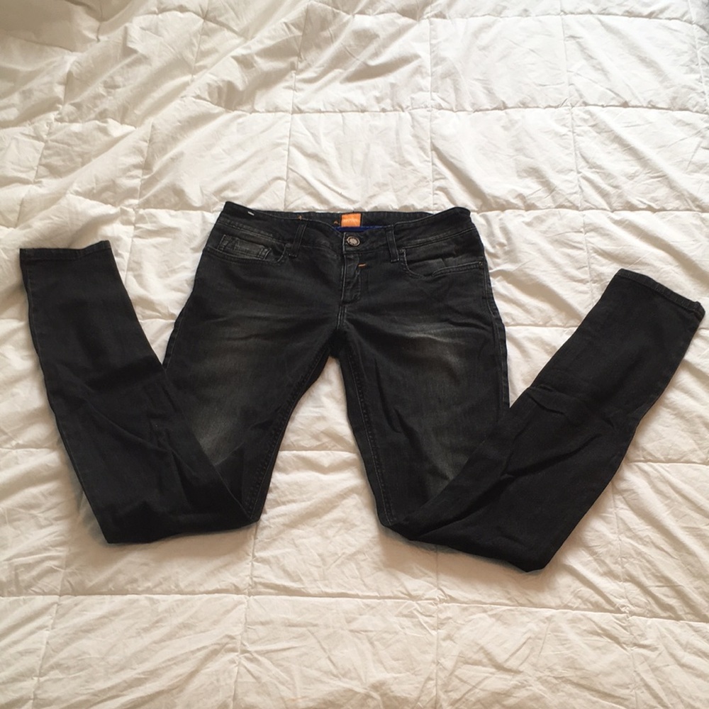 Hugo boss orange women skinny jeans black 28/34